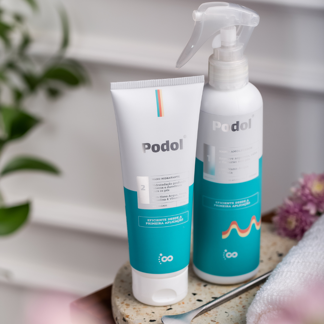 Kit Podol 10 Aplicações (Amolecedor, Hidratante e Espátula)