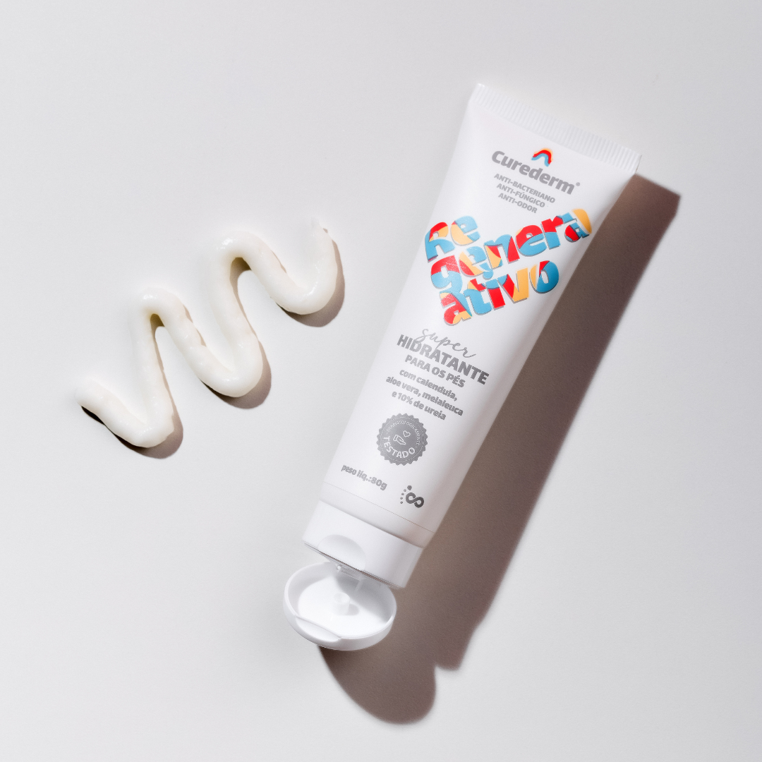Curederm® - Creme para Hidratação Profunda de Pés 80g