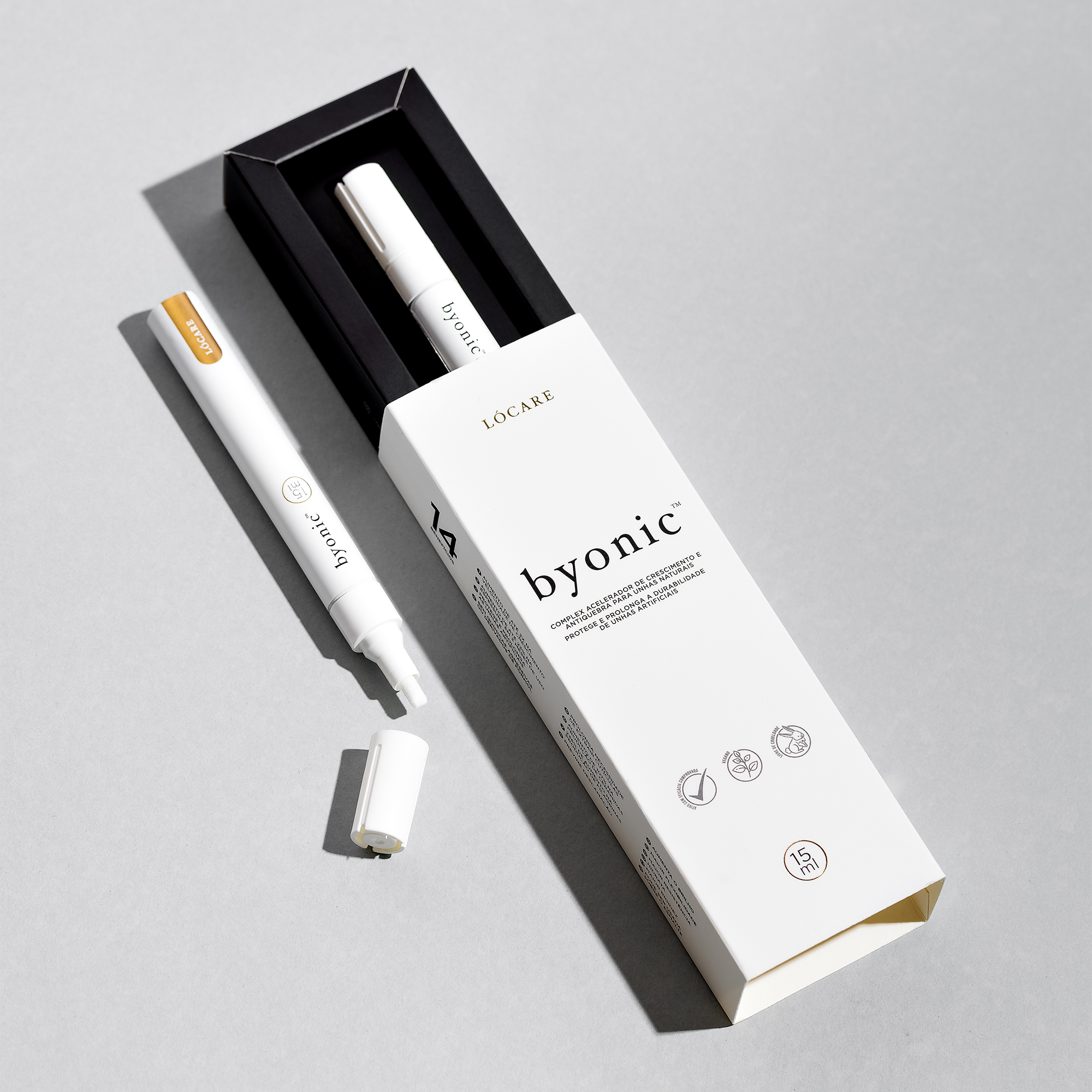 Byonic - Caneta fortalecedora para unhas 15ml - Lócare®