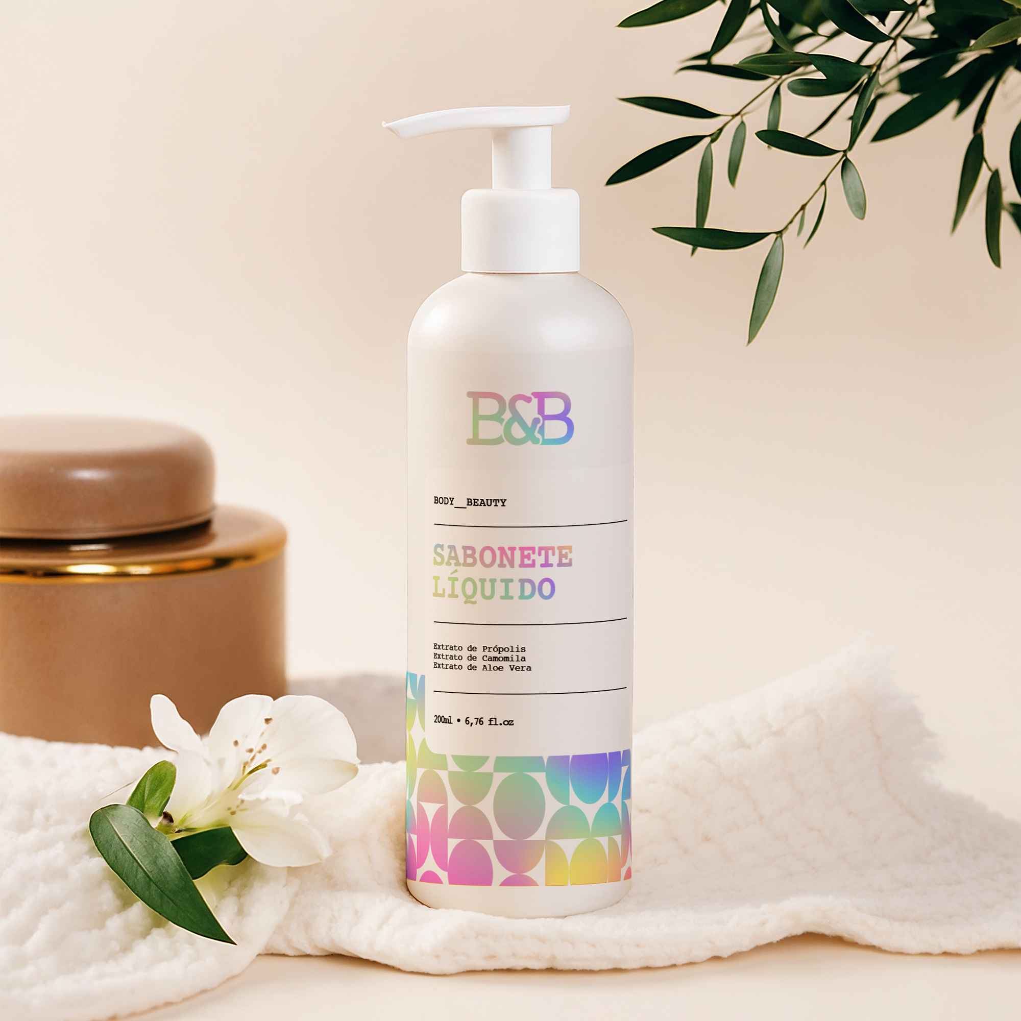 Sabonete Líquido Corporal 200ml - Body & Beauty®